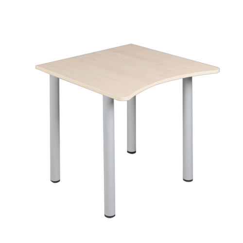 Produkt Bild Quadrattischer Arbeitstisch mit K&ouml;rperausschnitt 