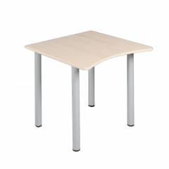 Produktbild Quadrattischer Arbeitstisch mit K&ouml;rperausschnitt 