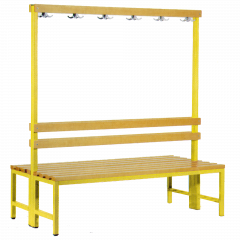 Produktbild Umkleidebank, 6 Kleiderhaken, doppelseitige Sitzbank UBD 150-1