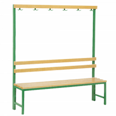 Produktbild Umkleidebank, 6 Kleiderhaken einseitig UB 150-1