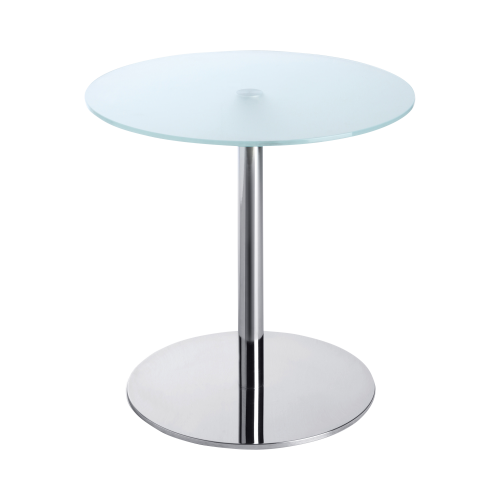 Produkt Bild Rundtisch mit Tellerfu&szlig;gestell und Milchglas 