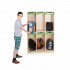 Produkt Bild Schultaschenregal f&uuml;r 4 bzw. 6 Sch&uuml;ler 