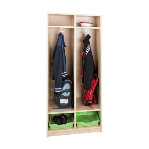 Produkt Bild Schultaschenregal f&uuml;r 2 bzw. 3 Sch&uuml;ler 