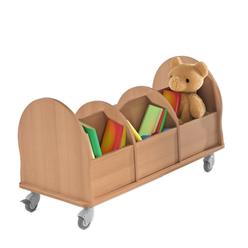 Produkt Bild B&uuml;cherwagen Leseratte Mini BW3-00