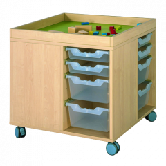 Produktbild Bau- und Spielinsel mit Linoleumfl&auml;che und Aufkantung 