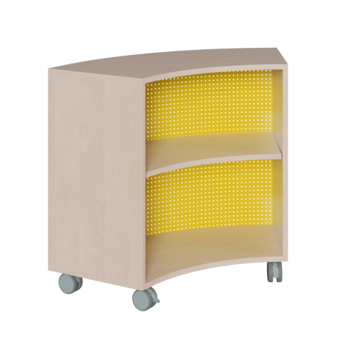 Produkt Bild Bogenregal mit Lochblech-R&uuml;ckwand 