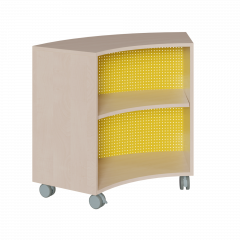 Produktbild Bogenregal mit Lochblech-R&uuml;ckwand 