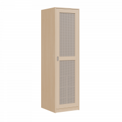 Produktbild Liegepolsterschrank eint&uuml;rig, 227 cm hoch, oben 6 Polster, unten Bettzeugf&auml;cher KLPL 6 HR