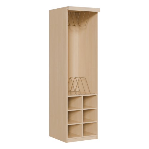 Produkt Bild Liegepolsterregal 227 cm hoch, oben Polster, unten Bettzeugf&auml;cher KLP 6 H