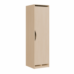 Produktbild Liegepolsterschrank eint&uuml;rig, 227 cm hoch, oben 6 Polster, unten Bettzeugf&auml;cher KLPT 6 HR