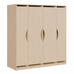 Produktbild Liegepolsterschrank f&uuml;r 130-150 cm lange Polster, mit F&auml;chern KLPT 10