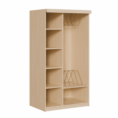 Produktbild Liegepolsterregal f&uuml;r 130-150 cm lange Polster, mit F&auml;chern KLP 6