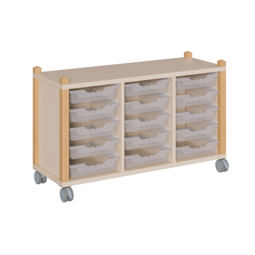 Produkt Bild fahrbares Regal in Stollenbauweise SCS 3 151F