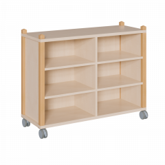 Produktbild fahrbares Regal in Stollenbauweise SCS 3 03F