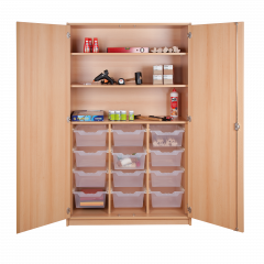 Produktbild Werkschrank mit ErgoTray-Boxen und 2 Einlegeb&ouml;den 123 029 00