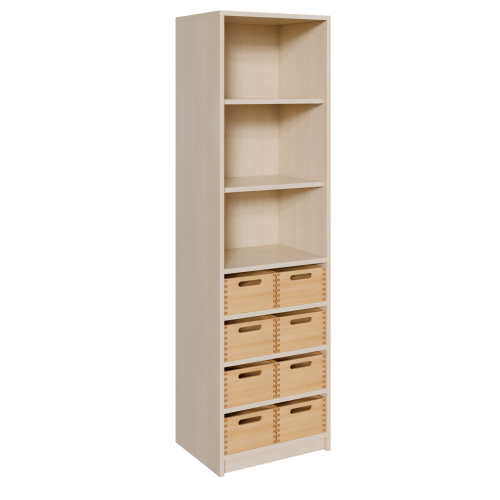 Produkt Bild Korpus-Regal mit Materialk&auml;sten und offenen F&auml;chern 5218 061 00