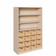 Produktbild Korpus-Regal mit Materialk&auml;sten und offenen F&auml;chern 0216 061 00