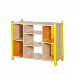 Produktbild Raumteiler in Stollenbauweise - wechselseitig mit Plexiglas 0608 031 00