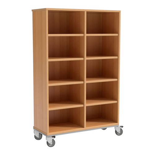 Produkt Bild Schrank mit Mittelwand und 10 F&auml;chern RUB09