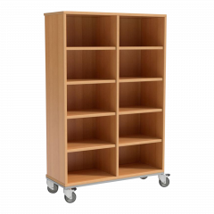 Produktbild Schrank mit Mittelwand und 10 F&auml;chern RUB09