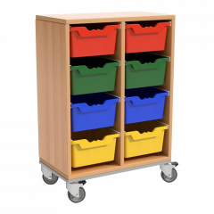 Produktbild Schrank mit 8 hohen Sch&uuml;ben RUB07