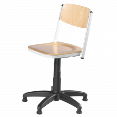 Produktbild Drehspindelstuhl, mit Drehpunkt und Sitz-/R&uuml;ckenpolster STUHL 50DSRP