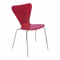 Produktbild Stuhl Julia mit 4-Fu&szlig;-Gestell, Stapelschutz, Sitz- und R&uuml;ckenpolster SBK-JLA-SRP