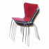 Produkt Bild Stuhl Julia mit 4-Fu&szlig;-Gestell, Stapelschutz und Sitzpolster SBK-JLA-SP