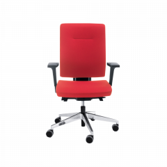 Produktbild Drehstuhl CASSANDRA mit H&ouml;henverstellung, Armlehnen und Fu&szlig;kreuz PM-XA10SFL58