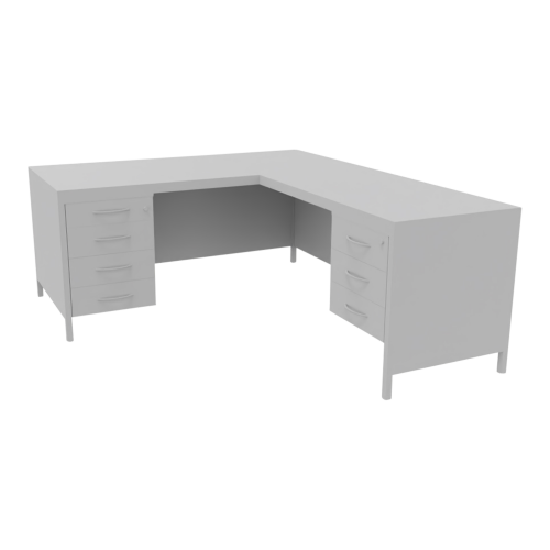 Produkt Bild Schreibtisch, mit Schreibtischwinkelkombination rechts TI-WRN