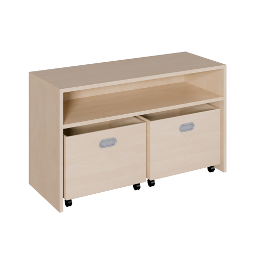 Produkt Bild Korpus-Regal mit hoher Sockelnische, inkl.2 Rollk&auml;sten 0206 601 00