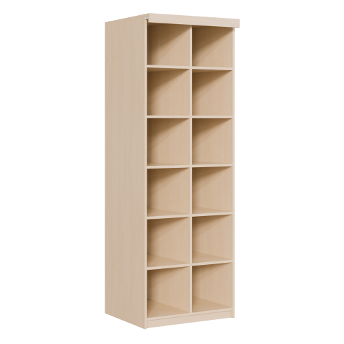 Produkt Bild Bettzeugregal mit 12 F&auml;chern und Vorhangeinrichtung 7827 001 VE