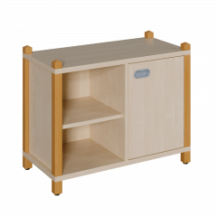 Produktbild Stollen-Schrank mit einseitiger T&uuml;r und 2 offenen F&auml;chern 8206 023 00