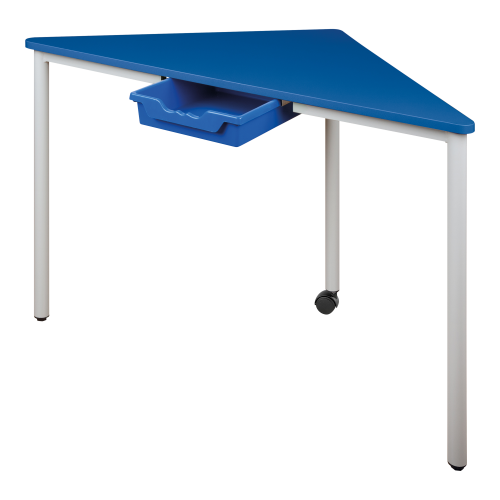 Produkt Bild h&ouml;henverstellbarer Pythagoras Dreiecktisch, mit Melaminplatte, inkl. Schub 