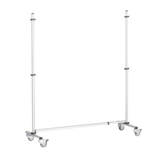 Produkt Bild Fahrbares Gestell f&uuml;r Stecktafel 2 Rollen feststellbar 