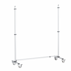 Produktbild Fahrbares Gestell f&uuml;r Stecktafel 2 Rollen feststellbar 