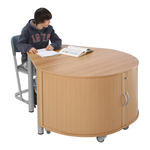 Produkt Bild h&ouml;henverstellbarer Trapeztisch 