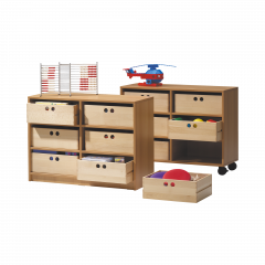 Produktbild Regal mit MW, 4 B&ouml;den und 6 HK 6 WKB14S