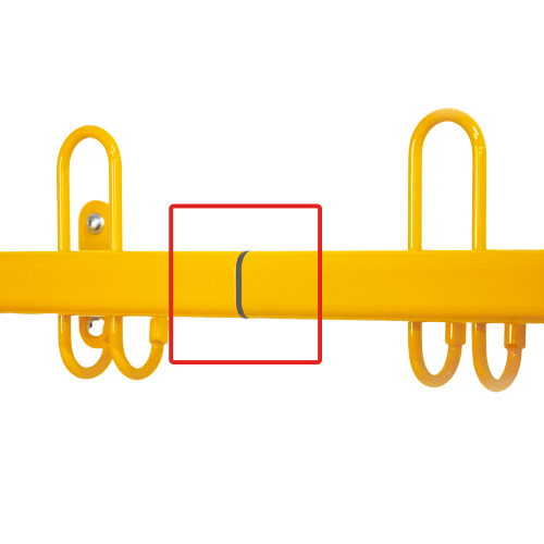 Produkt Bild Verbinder f&uuml;r Garderobenleiste mit Dreifachhaken nach hinten SHLV