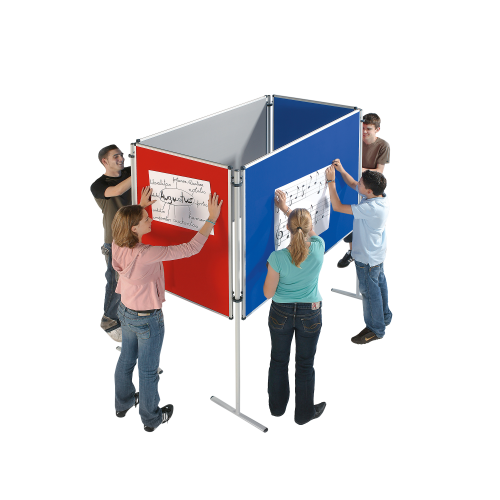 Produkt Bild Sparset aus Stecktafeln, Stativf&uuml;&szlig;en und Wagen NSTT-RAW