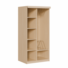 Produktbild Liegepolsterregal f&uuml;r 130-150 cm lange Polster, mit F&auml;chern KLP 5