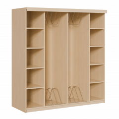 Produktbild Liegepolsterregal f&uuml;r 160 cm lange Polster, mit F&auml;chern KLP 10 160