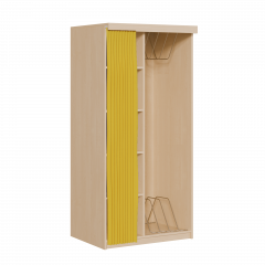 Produktbild Liegepolsterregal mit Vorhang f&uuml;r 160 cm lange Polster, mit F&auml;chern KLPV 5 160