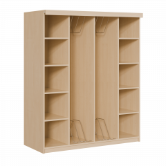 Produktbild Liegepolsterregal f&uuml;r 160 cm lange Polster, mit F&auml;chern KLP 8 160