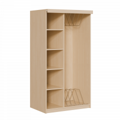 Produktbild Liegepolsterregal f&uuml;r 160 cm lange Polster, mit F&auml;chern KLP 6 160