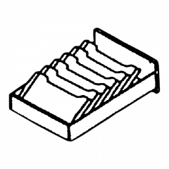 Produktbild Formulareinsatz mit 6 F&auml;chern, f&uuml;r DIN-A4 CFE6