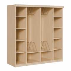 Produktbild Liegepolsterregal f&uuml;r 130-150 cm lange Polster, mit F&auml;chern 