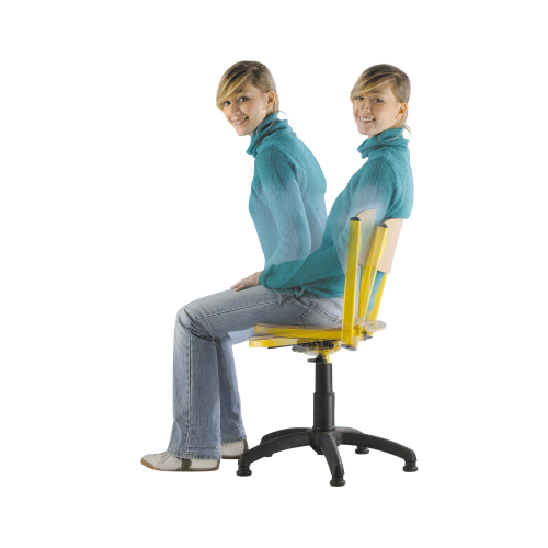 Produkt Bild h&ouml;henverstellbarer LORDOFLEX Erzieherinnen-Stuhl Gr&ouml;&szlig;e 3-5, KKI-LS35