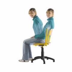 Produktbild h&ouml;henverstellbarer LORDOFLEX Erzieherinnen-Stuhl Gr&ouml;&szlig;e 3-5, KKI-LS35