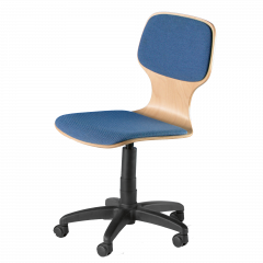 Produktbild Drehspindelstuhl fahrbar mit Sitz- und R&uuml;ckenpolster STUHL 5R SRP